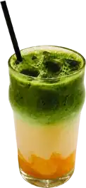 Matcha Fusion Mango at Knight & Rose Café