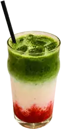 Matcha Fusion Strawberry at Knight & Rose Café